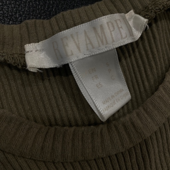 Olive Green Crop Top - Picture 5 of 5